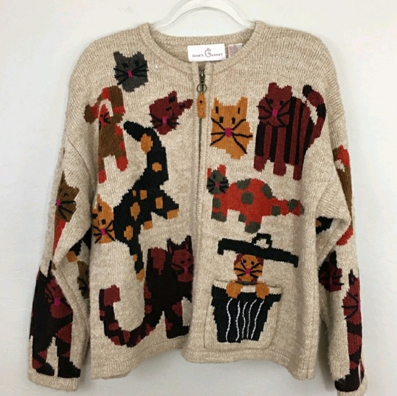 crazy cat lady sweater